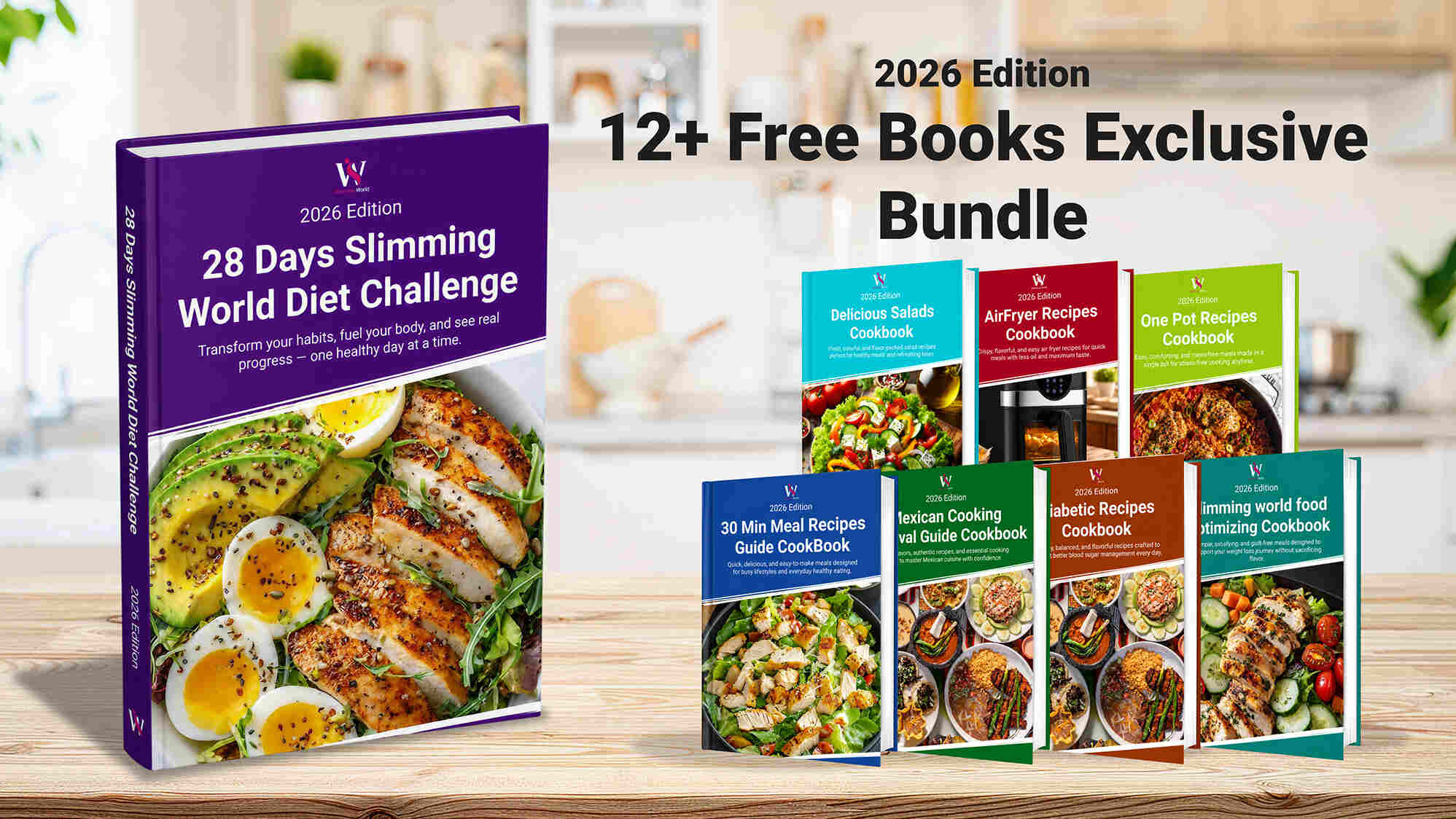 Slimming World Diet Challenge With 12+ Free Bonuses Cookbooks Bundle